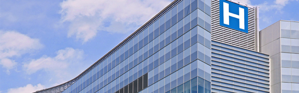 Hospital building or other healthcare institution