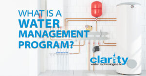What is a water management program for controlling legionella?